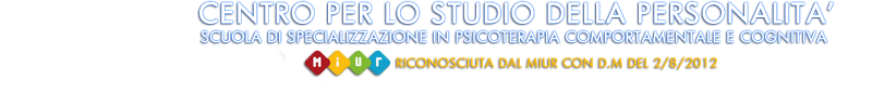 Centro Studio Personalita - CSP scuola di specializzazione in psicoterapia cognitivo comportamentale, Caserta e Casoria (Napoli).